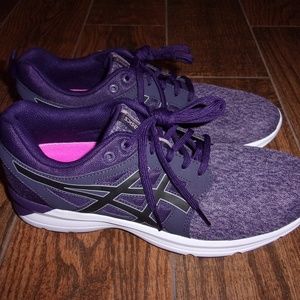 Womens Asics Torrance Purple/Black Running Shoes
